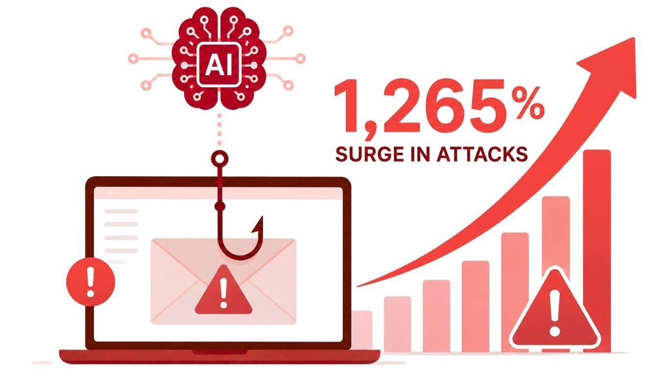 AI-Powered Phishing: A 1,265% Surge in Attacks